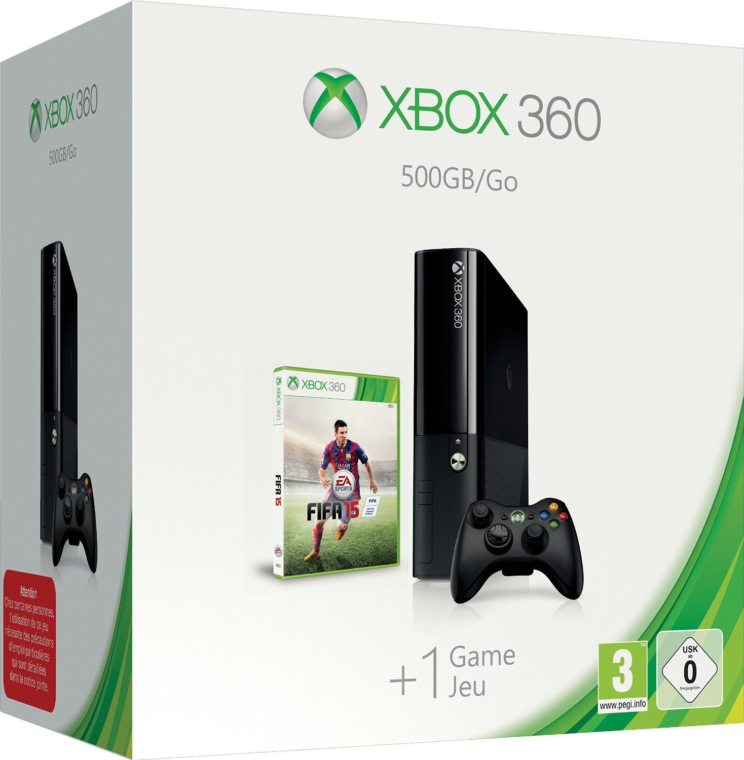 Xbox360 with FIFA 2015 500GB